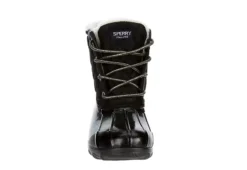 Sperry Girls Port Boot Rain Boot - Black -Shoe Promotion Shop US 01 701397 02