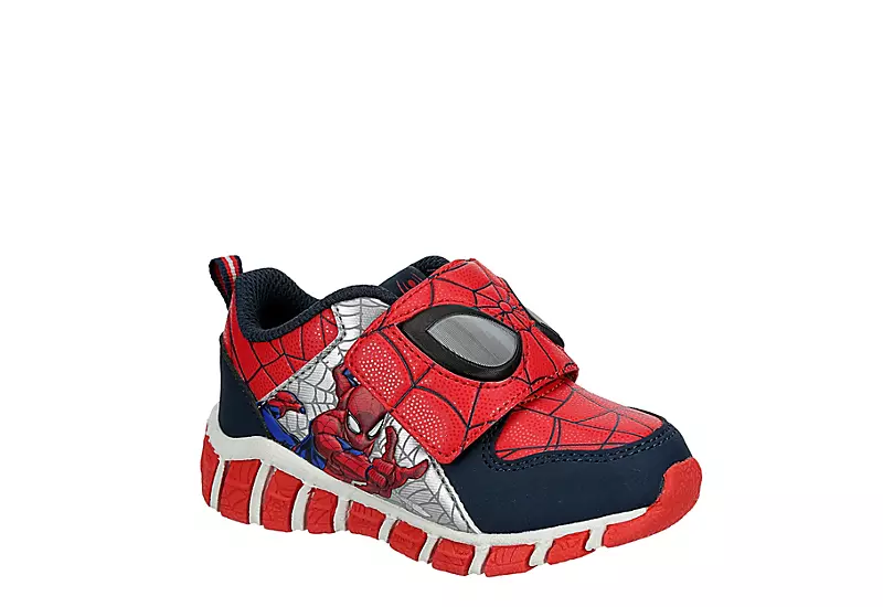 Spiderman Boys Infant Spiderman Light Up Sneaker - Red 3 Spiderman Boys Infant Spiderman Light Up Sneaker - Red