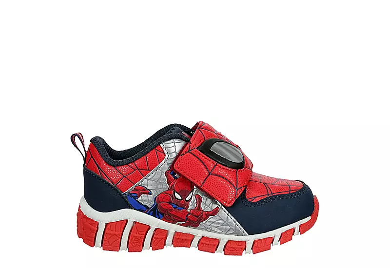Spiderman Boys Infant Spiderman Light Up Sneaker - Red 4 Spiderman Boys Infant Spiderman Light Up Sneaker - Red - Image 2