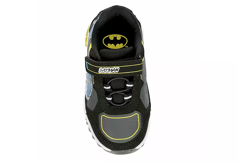 Batman Boys Infant Batman Light Up Sneaker - Black 9 Batman Boys Infant Batman Light Up Sneaker - Black - Image 7