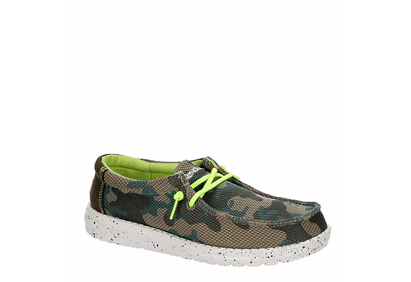 Heydude Boys Wally Youth Slip On Sneaker - Taupe 3 Heydude Boys Wally Youth Slip On Sneaker - Taupe