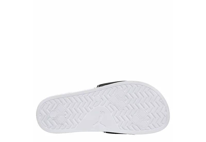 Puma Boys Big Kid Leadcat 2.0 Smileyworld Sport Slide Sandal - Black 9 Puma Boys Big Kid Leadcat 2.0 Smileyworld Sport Slide Sandal - Black - Image 7