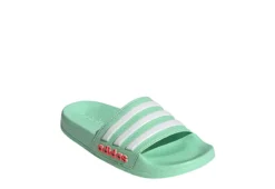 Adidas Girls Adilette Slide Sandal - Mint