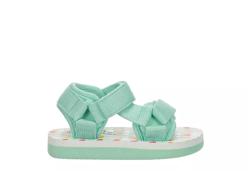 Cupcake Couture Girls Infant Oceana Outdoor Sandal - Mint 4 Cupcake Couture Girls Infant Oceana Outdoor Sandal - Mint - Image 2