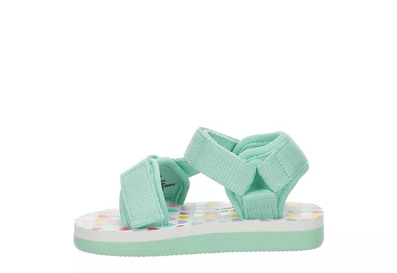 Cupcake Couture Girls Infant Oceana Outdoor Sandal - Mint 6 Cupcake Couture Girls Infant Oceana Outdoor Sandal - Mint - Image 4
