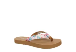Cupcake Couture Girls Isla Flip Flop Sandal - Coral