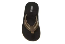 West Harris Boys Cove Flip Flop Sandal - Brown -Shoe Promotion Shop US 01 702213 05