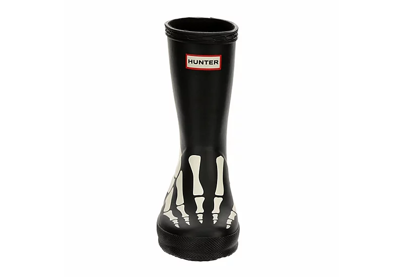 Hunter Boots Llc Boys Infant First Classic Skeleton Print Rain Boot - Black 5 Hunter Boots Llc Boys Infant First Classic Skeleton Print Rain Boot - Black - Image 3