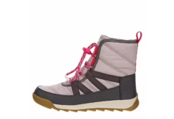 Sorel Girls Whitney Ii Short Lace Wp Snow Boot - Grey -Shoe Promotion Shop US 01 702398 03