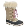 Sorel Girls Joan Of Arctic Wp Snow Boot - Tan -Shoe Promotion Shop US 01 702411 00