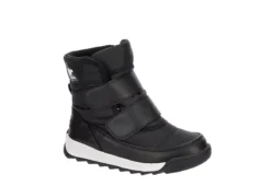 Sorel Boys Whitney Ii Strap Wp Snow Boot - Black