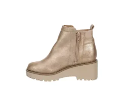 Dv By Dolce Vita Girls Fury Wedge Bootie - Rose Gold -Shoe Promotion Shop US 01 702428 03