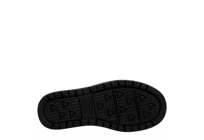 Skechers Girls Gravlen Combat Boot - Black 9 Skechers Girls Gravlen Combat Boot - Black - Image 7