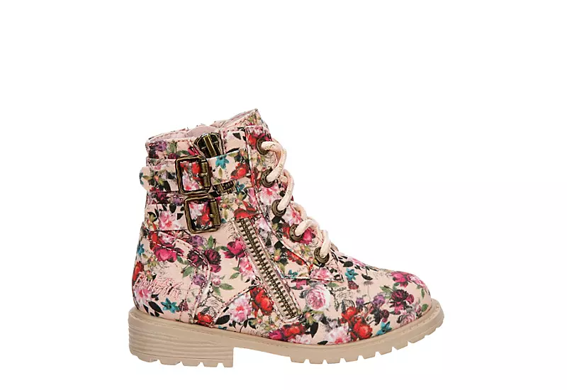 Blowfish Girls Infant Rya-t Lace-up Boot - Floral 4 Blowfish Girls Infant Rya-t Lace-up Boot - Floral - Image 2