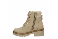 Cupcake Couture Girls Infant Lil Lexi Lace-up Boot - Beige -Shoe Promotion Shop US 01 702522 03
