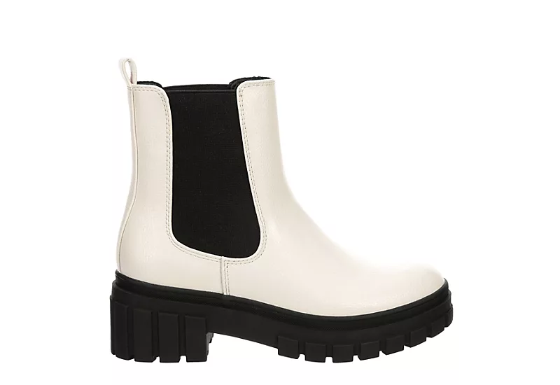 Cupcake Couture Girls Teagan Chelsea Boot - Ivory 4 Cupcake Couture Girls Teagan Chelsea Boot - Ivory - Image 2