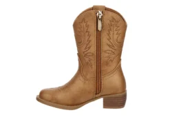 Cupcake Couture Girls Infant Lil Shelby Western Boot - Tan -Shoe Promotion Shop US 01 702529 03