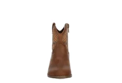 Madden Girl Girls Tpillar Western Boot - Tan -Shoe Promotion Shop US 01 702530 02
