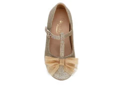 Cupcake Couture Girls Infant Bowtiful Flat - Gold -Shoe Promotion Shop US 01 702536 05