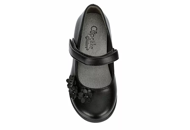 Cupcake Couture Girls Infant Lil Play Shoe Flat - Black 8 Cupcake Couture Girls Infant Lil Play Shoe Flat - Black - Image 6