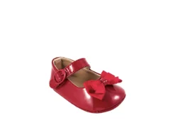 Baby Deer Girls Infant Mckenna Dress Flat - Red