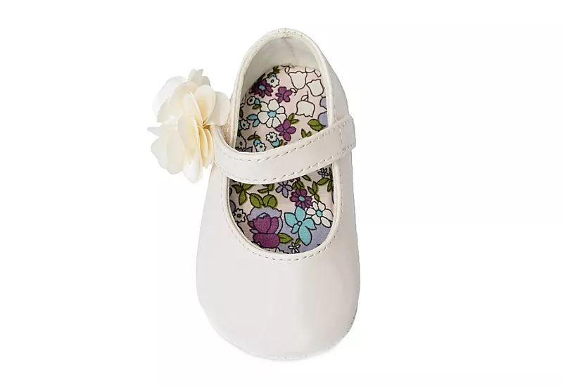 Baby Deer Girls Infant Linley Dress Flat - Ivory 7 Baby Deer Girls Infant Linley Dress Flat - Ivory - Image 5