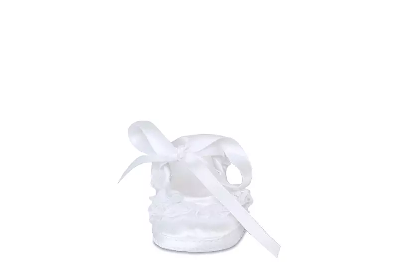 Baby Deer Girls Infant Paislee Dress Flat - White 5 Baby Deer Girls Infant Paislee Dress Flat - White - Image 3