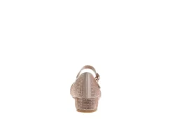 Badgley Mischka Girls Glitterful Dress Shoe - Rose Gold -Shoe Promotion Shop US 01 702611 04