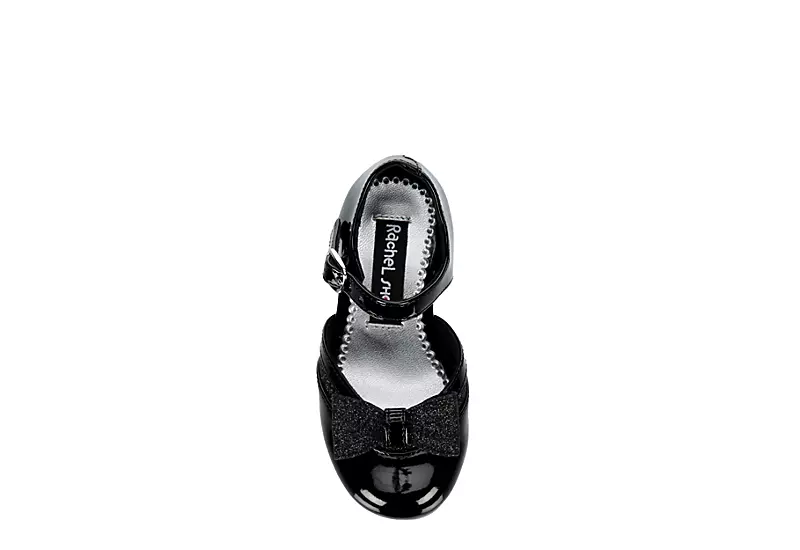 Rachel Shoes Girls Infant Lil Valeria Dress Heel - Black 8 Rachel Shoes Girls Infant Lil Valeria Dress Heel - Black - Image 6