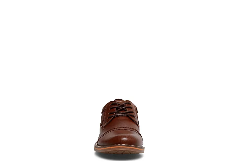 Steve Madden Boys Boliverr Dress Shoe - Cognac 5 Steve Madden Boys Boliverr Dress Shoe - Cognac - Image 3