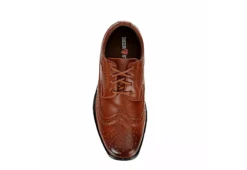 Deer Stags Boys Ace Wingtip Oxford - Cognac 14 Deer Stags Boys Ace Wingtip Oxford - Cognac -Shoe Promotion Shop US 01 702674 05