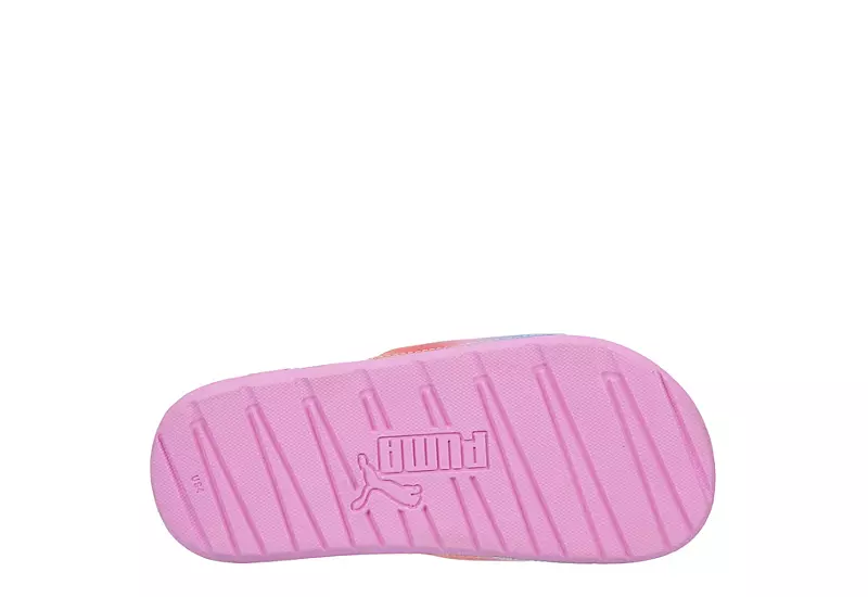 Puma Girls Cool Cat Slide Sandal - Pink 9 Puma Girls Cool Cat Slide Sandal - Pink - Image 7