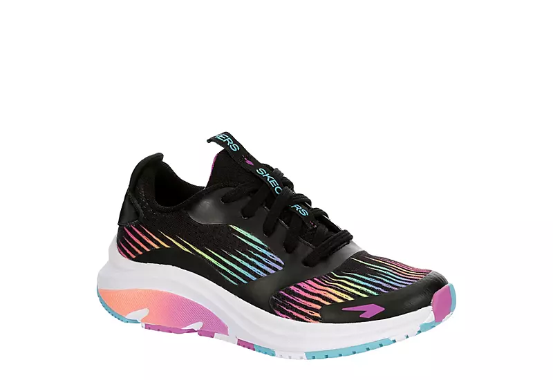 Skechers Girls Elite Sport Tempo Pro Sneaker - Black 3 Skechers Girls Elite Sport Tempo Pro Sneaker - Black