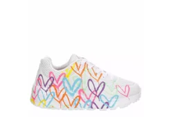 Skechers Girls Uno Lite Sneaker - White 10 Skechers Girls Uno Lite Sneaker - White -Shoe Promotion Shop US 01 702811 01