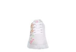 Skechers Girls Uno Lite Sneaker - White 11 Skechers Girls Uno Lite Sneaker - White -Shoe Promotion Shop US 01 702811 02