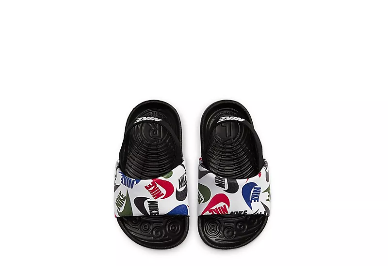 Nike Boys Infant Kawa Slide Sandal - Black 7 Nike Boys Infant Kawa Slide Sandal - Black - Image 5
