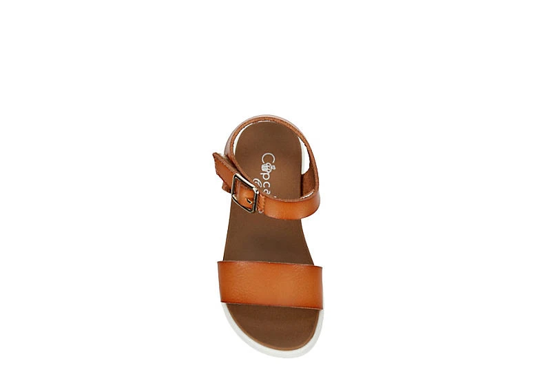 Cupcake Couture Girls Infant Lil Marlow Sandal - Tan 8 Cupcake Couture Girls Infant Lil Marlow Sandal - Tan - Image 6