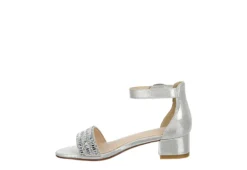 Cupcake Couture Girls Belle Dress Sandal - Silver -Shoe Promotion Shop US 01 702846 03