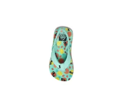 Reef Girls Infant Little Ahi Flip Flop Sandal - Green 11 Reef Girls Infant Little Ahi Flip Flop Sandal - Green -Shoe Promotion Shop US 01 702866 02