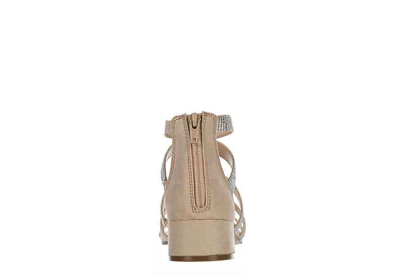 Steve Madden Girls Jdesired Dress Sandal - Tan 7 Steve Madden Girls Jdesired Dress Sandal - Tan - Image 5