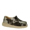Heydude Boys Wally Youth Slip On Sneaker - Camo -Shoe Promotion Shop US 01 702916 00
