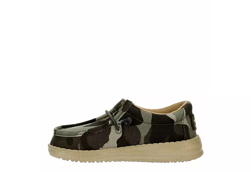 Heydude Boys Wally Youth Slip On Sneaker - Camo 6 Heydude Boys Wally Youth Slip On Sneaker - Camo - Image 4