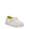 Heydude Girls Infant Wendy Toddler Slip On Sneaker - White -Shoe Promotion Shop US 01 702918 00