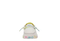 Heydude Girls Infant Wendy Toddler Slip On Sneaker - White -Shoe Promotion Shop US 01 702918 02