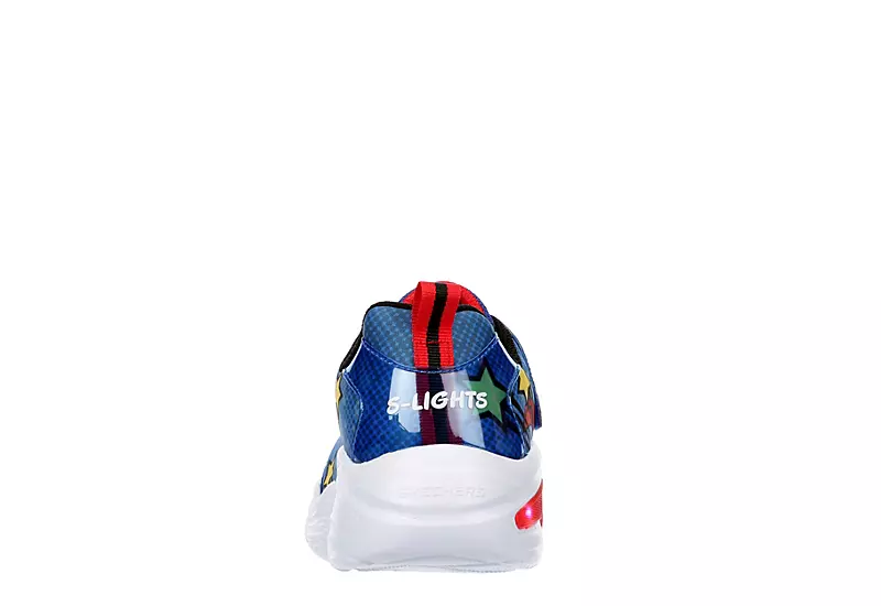 Skechers Boys Ryans World Sneaker - Blue 7 Skechers Boys Ryans World Sneaker - Blue - Image 5