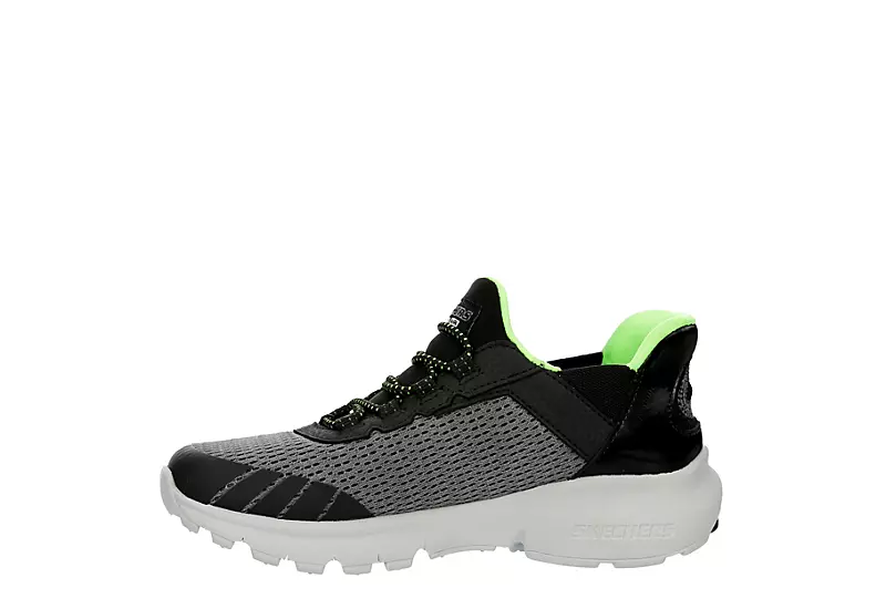 Skechers Boys Razor Flex Air Slip-in Slip On Sneaker - Grey 6 Skechers Boys Razor Flex Air Slip-in Slip On Sneaker - Grey - Image 4