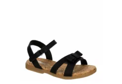 Cupcake Couture Girls Infant Lil Bow Sandal - Black