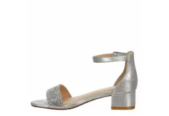 Sophie17 Girls Infant Lil Krystal Dress Sandal - Silver -Shoe Promotion Shop US 01 722029 03