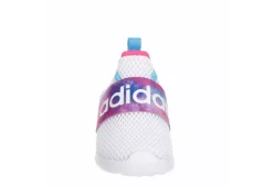 Adidas Girls Infant Lite Racer Adapt 4 Slip On Sneaker - White -Shoe Promotion Shop US 01 807694 02
