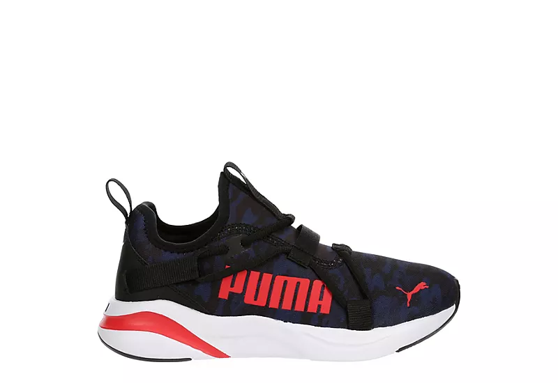 Puma Boys Little Kid Softride Rift Slip On Sneaker - Navy 4 Puma Boys Little Kid Softride Rift Slip On Sneaker - Navy - Image 2